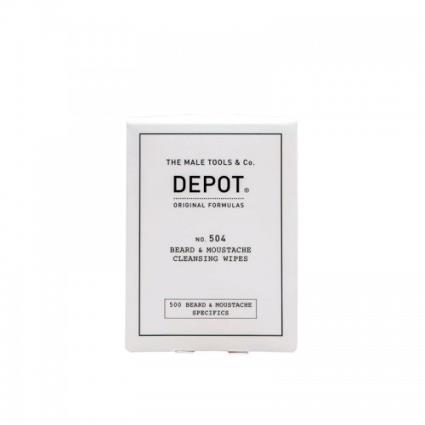 Nº 504 Beard & Moustache Cleansing Wipes