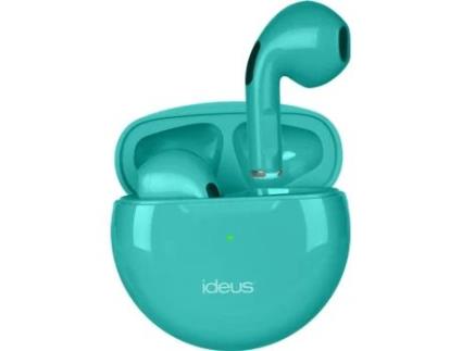 Auriculares Bluetooth True Wireless IDEUS SFW24GN (In Ear - Microfone - Verde)