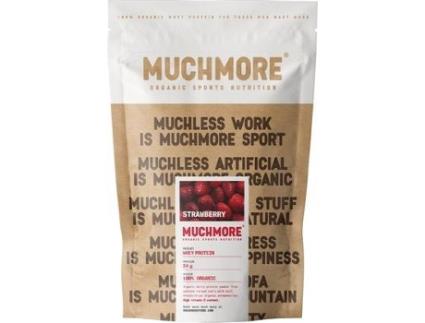 Suplemento Alimentar MUCHMORE Proteína De Soro De Leite Orgânico De Morango (750 g de pó)