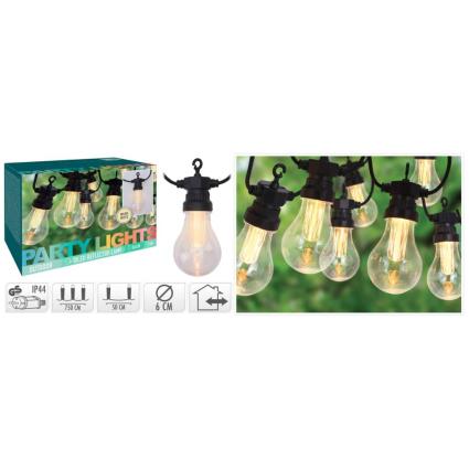 ProGarden Iluminação de jardim 10 lâmpadas LED 3,2 V
