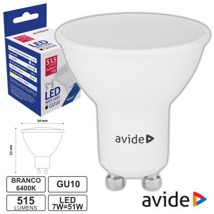 Lâmpada LED GU10 Spot 7W 230V 6400k 515lm 