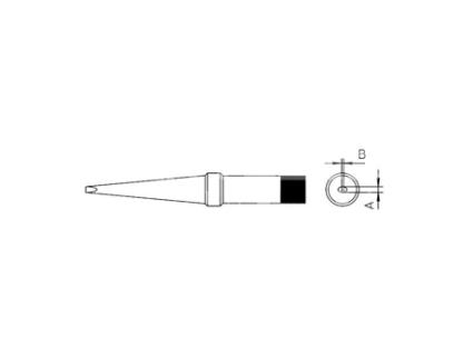 Ponta Para Ferro De Soldar Ptf8 1.2mm 