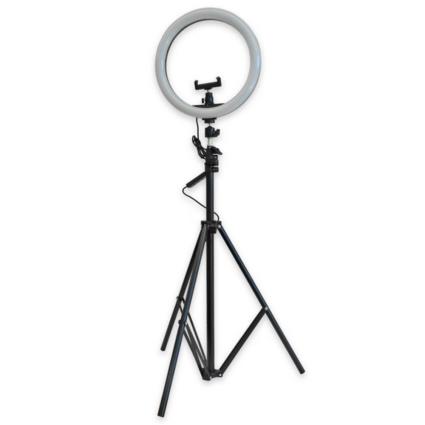 Candeeiro De Estúdio Fotográfico 12W C/ Tripé Extensivel