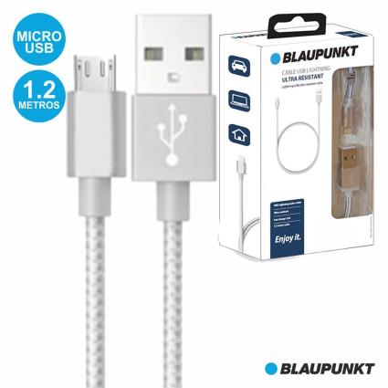 Cabo Usb 2.0 Tipo-A Macho / Micro Usb-B Macho 1.2m 