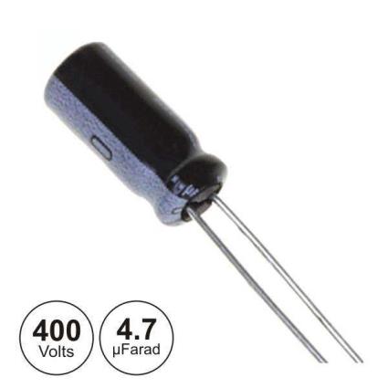 Condensador Electrolitico 4.7uf 400v 105º