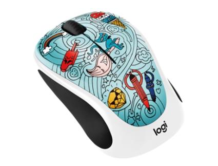 Mouse Óptico  M238 Azul Bae-Bee Sem Fio
