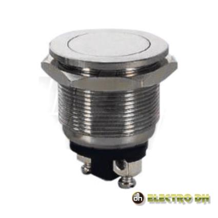 Interruptor Redondo De Metal Off-On 2a 250v Edh