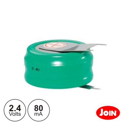 Bateria Ni-Mh 2.4v 80ma 