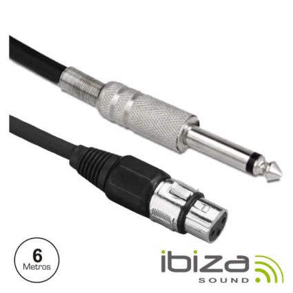 Cabo Xlr 6.35mm Macho Mono / Xlr Macho