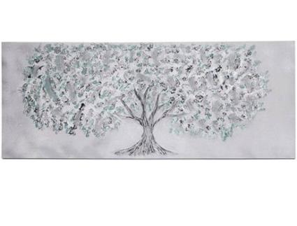 Quadro Artesanal LOHOART Borboleta (Turquesa - Madeira - 150x60x3.50 cm)