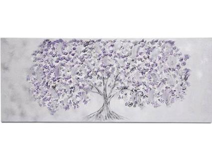 Quadro Artesanal LOHOART Borboleta (Roxo - Madeira - 150x60x3.50 cm)