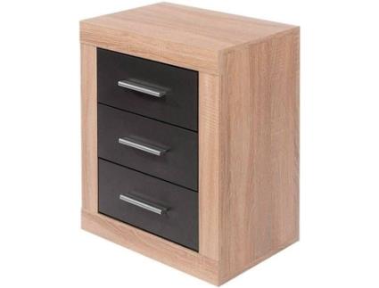 Mesa de Cabeceira HOMESOUTH Lara (Pinho - Melamina - 50x60x34.6 cm)