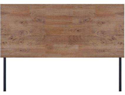 Cabeceira de Cama ABECEDARIO boreal – Preto (Madeira - 100 x 125 x 3,5  cm)