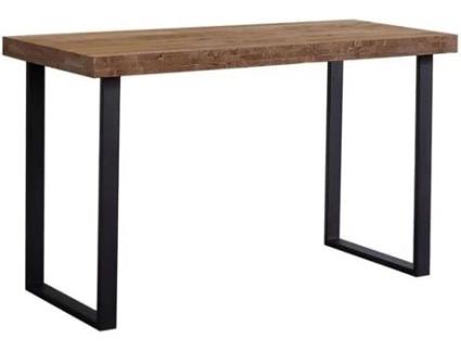 Secretária ABECEDARIO Natural (Carvalho boreal - Preto - Madeira - 120 x 73 x 60 cm)