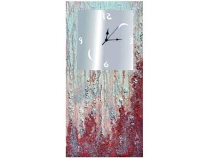 Relógio LOHOART Stone Castanho - Prateado (Madeira - 70 o 40 x 70 o 80 x 3.5 cm)