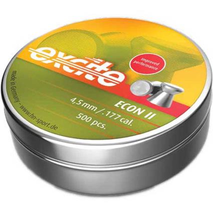 H&n Sport Excite Econ Ii Pellets 500 Units Cinzento 4.5 mm