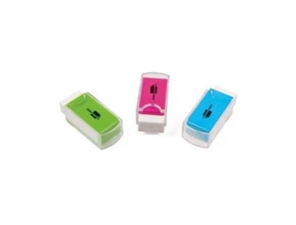 Borracha Liderpapel Pocketâ Com Protetor Plástico