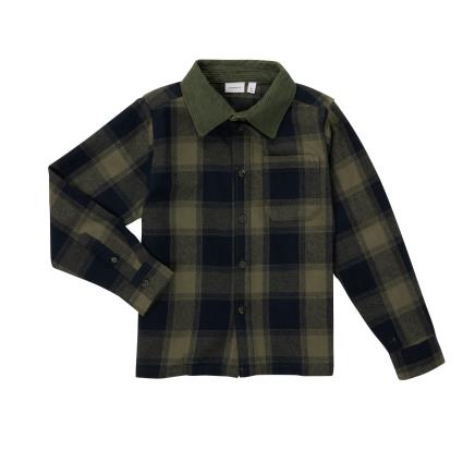 Name it  Camisas mangas comprida NKMLIMALLE  Cáqui Disponível em tamanho para rapaz 8 ans,10 ans,12 ans,14 ans,7 ans.Criança > Menino > Roupas > Camisas mangas compridas