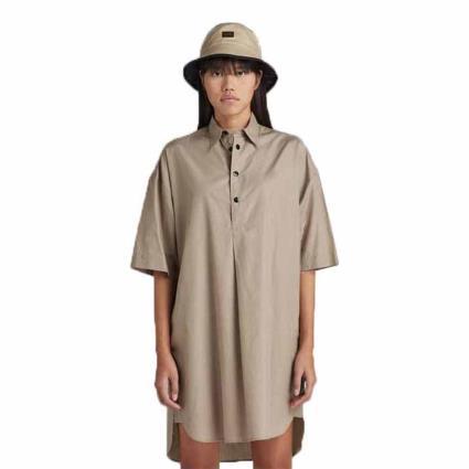G-star Shirt Short Sleeve Short Dress Verde S