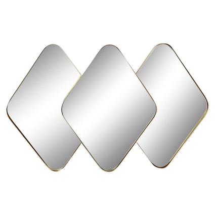 Espelho de parede DKD Home Decor Espelho Dourado Metal (110 x 6 x 70 cm)