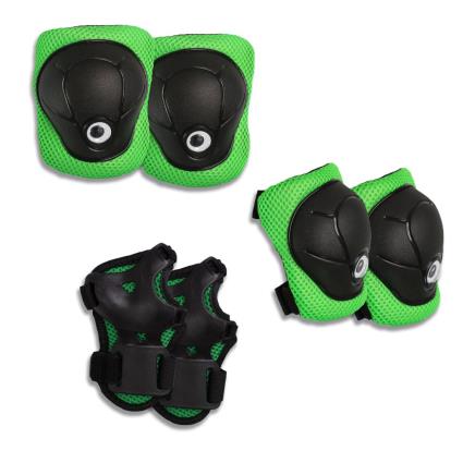 Crazy Safety Knee And Elbow Pad Verde
