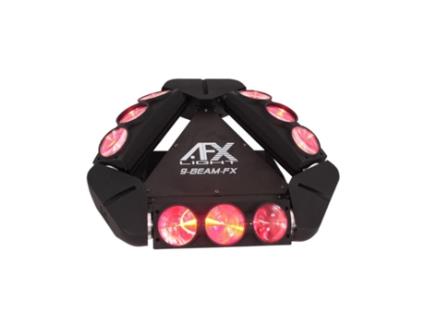 Projetor Luz C/ 9 Leds 12w Cree Rgbw 3 Barras Dmx Afxlight