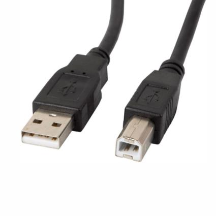 Cabo USB 2.0 A para USB B  480 Mb/s Preto