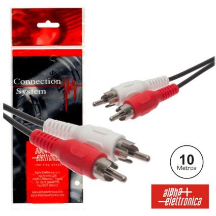 Cabo 2 Rca Macho / Macho 10m