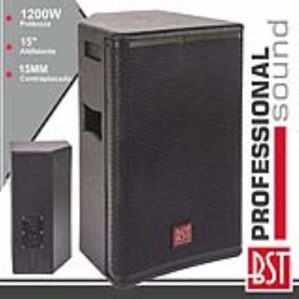 Coluna Passiva Pro 15 1200w 15mm Mdf 