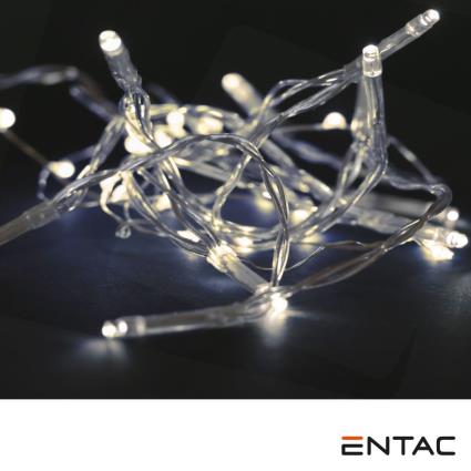 Grinalda de 10 Leds Branco Quente 1M 