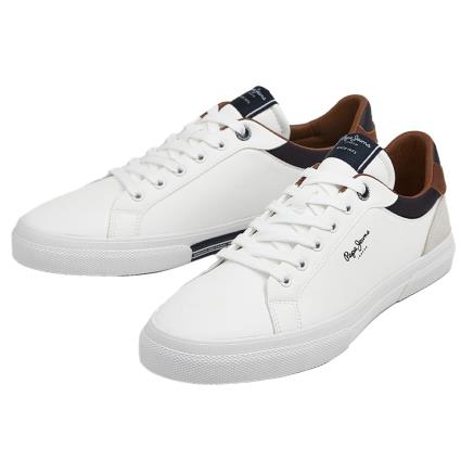 Pepe Jeans Kenton Court Trainers Branco EU 41