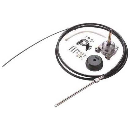 Vetus 125cv Zf Steering Kit Preto 366 cm