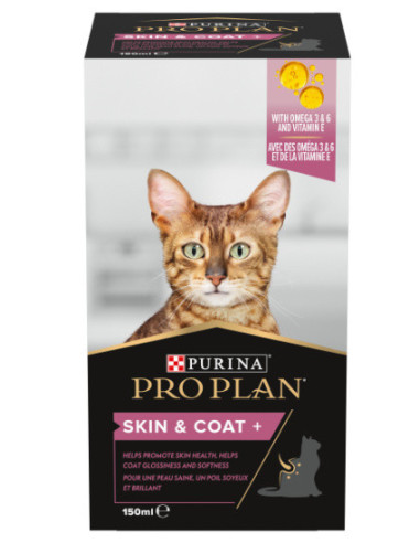 Cat Skin & Coat + Suplemento para Gatos 150 ml Pro Plan