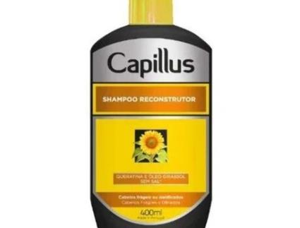 Shampoo Capillus Queratina e Oleo Girassol 400 ml