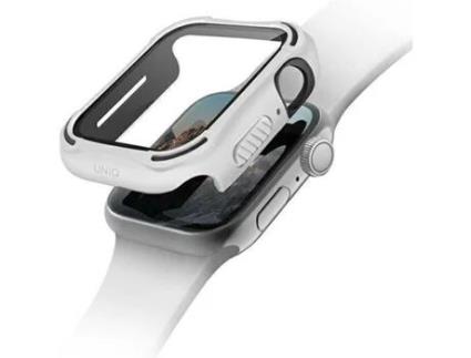 Capa Apple Watch Series 4/5/6/Se 44 mm UNIQ Branco