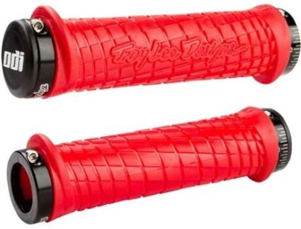 Punhos ODI GRIPS Troy Lee Designs Signature Series Lock-On Vermelho
