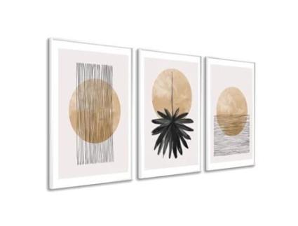 Quadro DEKOARTE Abstrato, Minimalista, Neutro (150x70 cm)