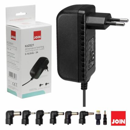 Alimentador Compacto Universal 5-19.5v 3a 45w 