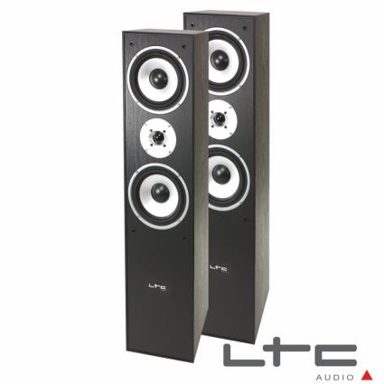 Conjunto 2 Colunas 3 Vias Hifi Bass Reflex 500w 
