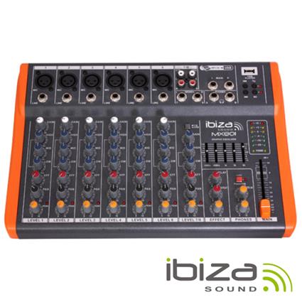 Mesa De Mistura 8 Canais 6 Entradas Usb/Gravação 