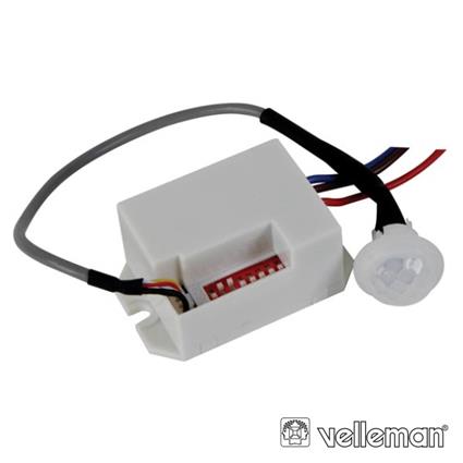 Mini Detetor De Movimentos 12vdc P/Encastrar 