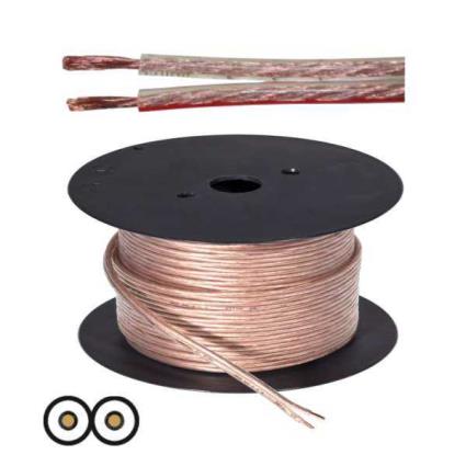 Cabo Coluna 2x2.00mm Transparente