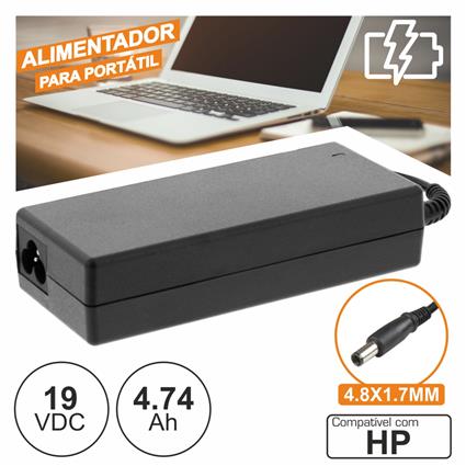 Alimentador 110/220vac - 19vdc 4.74a 90w Hp 