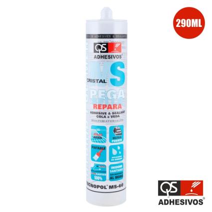 Adesivo Selante Ms Cristal 290ml Qs