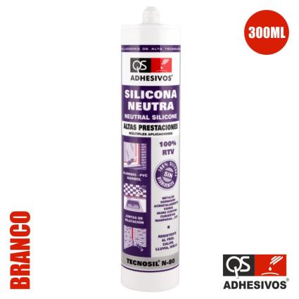 Silicone Neutro Alto Desempenho Branco 300ml Qs