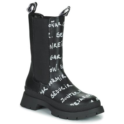 Desigual  Botas baixas SHOES CHELSEA HIGH LETTERING  Preto Disponível em tamanho para senhora. 37,38,39,40.Mulher > Sapatos > Botins