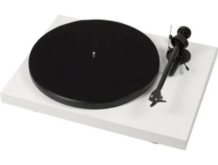 Gira-Discos PRO-JECT Debut Carbon Phono OM10 W (Manual - Correia - Velocidade: 33 1/3 - 45)