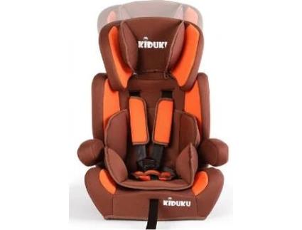 Cadeira Auto KIDUKU D6014A (Grupo 1/2/3 - Castanho e Laranja)