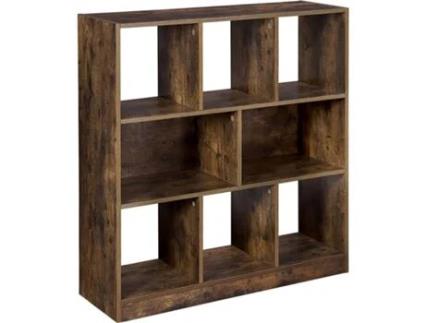 Estante HABITAT Y JARDÍN Home Castanho (60 x 30 x 120 cm - Madeira)