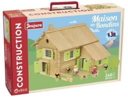 Jogo de Construção  Casa de Madeira - 240 peças
